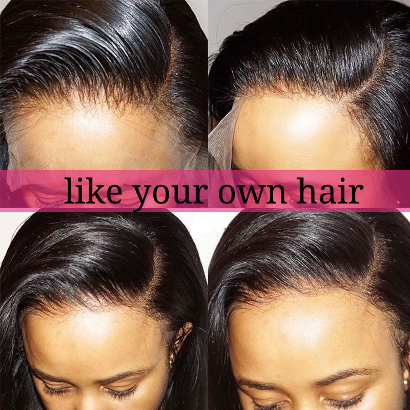 Fake Scalp 13x4 Deep 150 Density Invisible Lace Front Human Hair Wigs HD Transparent Wig Remy Loose Wave