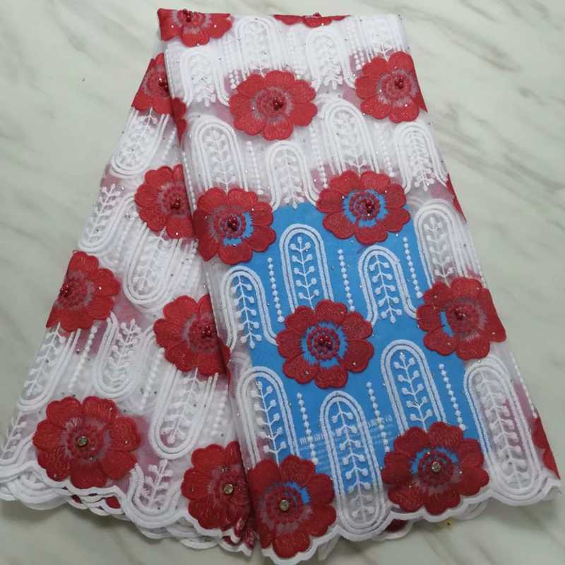 Latest Red African Embroidery Tulle Lace Fabric 2020 High Quality French Nigerian Guipure Lace Fabric With Stones For Wedding
Latest Red African Embroidery Tulle Lace Fabric 2020 High Quality French Nigerian Guipure Lace Fabric With Stones For Wedding