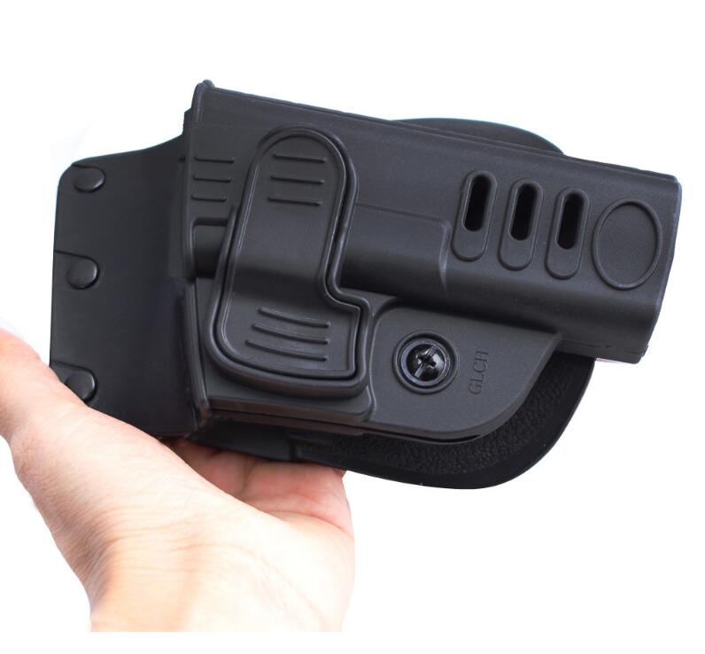 Tactical GLCH Paddle right handed Holster for G17, G19, G45, G22, G23, G31, G32, G34
Tactical GLCH Paddle right handed Holster for G17, G19, G45, G22, G23, G31, G32, G34