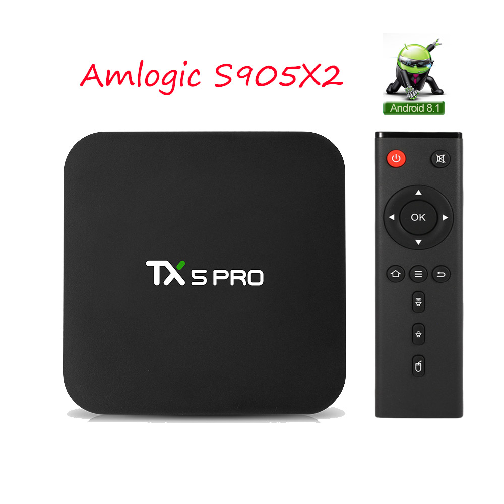 Smart TV Android 9.0 Box TX5 Pro s905x2 4K H.265 2GB 16GB 5G Dual band Wifi Media Player better x96 mini
Smart TV Android 9.0 Box TX5 Pro s905x2 4K H.265 2GB 16GB 5G Dual band Wifi Media Player better x96 mini