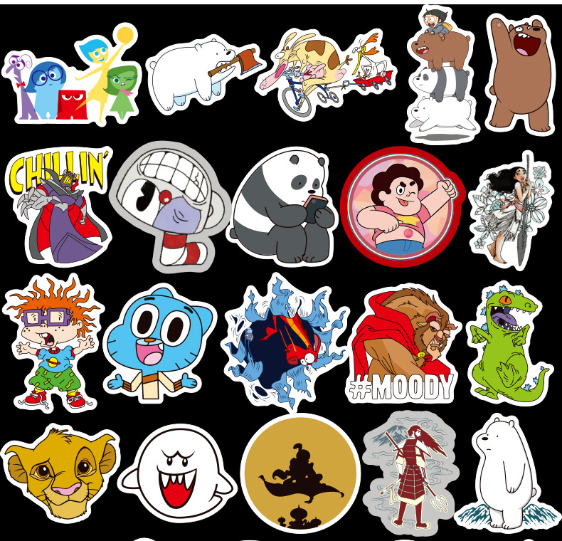 100 pcs Mixed Not Repeating Fashion Graffiti For Laptop Skateboard Pad Bicycle Motorcycle PS4 Phone Luggage Decal Pvc guitar Helmet Stickers, Multi colors
100 pcs Mixed Not Repeating Fashion Graffiti For Laptop Skateboard Pad Bicycle Motorcycle PS4 Phone Luggage Decal Pvc guitar Helmet Stickers, Multi colors