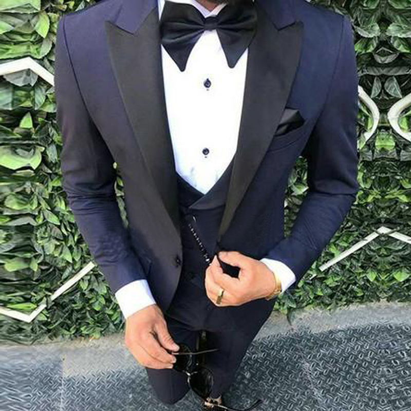 Navy Blue Mens 3 Pieces Wedding Suits Jacket+Pants+Vest Slim Fit Groom Suits Tuxedo Groomsmen Party Suits Wedding Tuxedo for Man, Black
Navy Blue Mens 3 Pieces Wedding Suits Jacket+Pants+Vest Slim Fit Groom Suits Tuxedo Groomsmen Party Suits Wedding Tuxedo for Man, Black