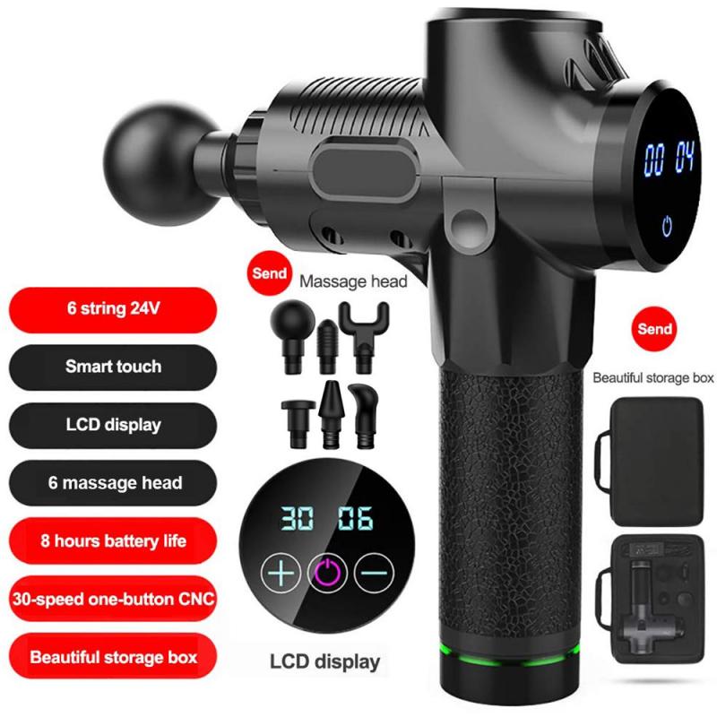 Massage Gun Percussion Massager Muscle Vibration Relaxing Therapy Fitness Equipment
Massage Gun Percussion Massager Muscle Vibration Relaxing Therapy Fitness Equipment