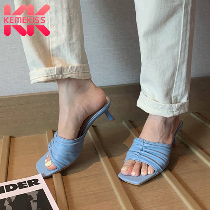KemeKiss New Arrival Women Sandals Fashion High Heel Slipper Summer Shoes Woman Casual Daily Lady Party Footwear Size 35-39, Blue
KemeKiss New Arrival Women Sandals Fashion High Heel Slipper Summer Shoes Woman Casual Daily Lady Party Footwear Size 35-39, Blue