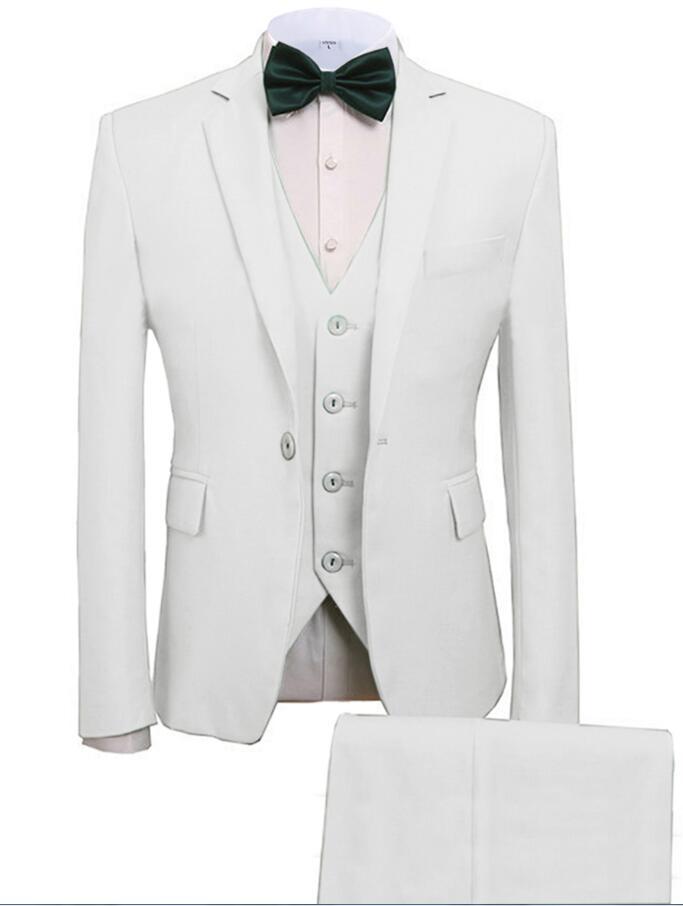 Latest Design One Button Royal Blue Wedding Men Suits Notch Lapel Three Pieces Business Groom Tuxedos (Jacket+Pants+Vest+Tie) W1136