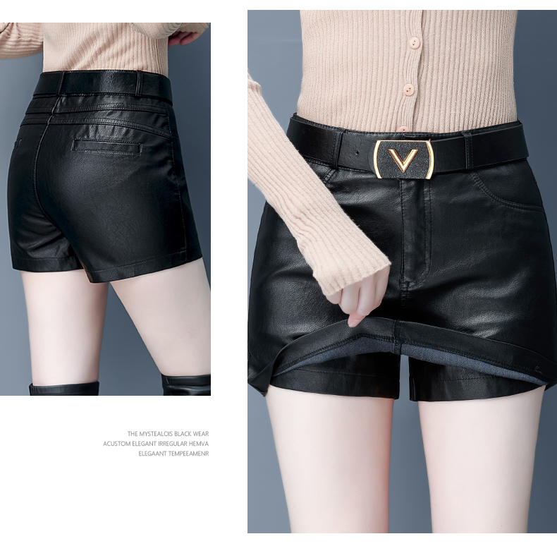 2020 new Korean version of the high waist thin package hip black A-line slim shorts skirt, As pic
2020 new Korean version of the high waist thin package hip black A-line slim shorts skirt, As pic