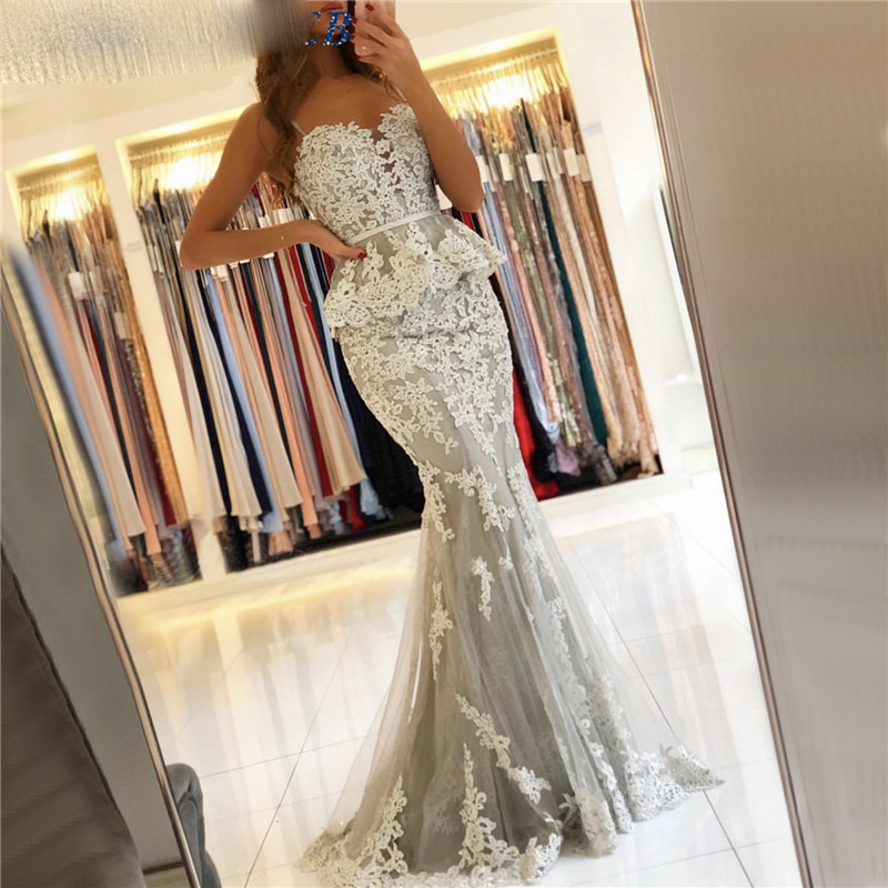 Prom Gowns Spaghetti Straps Silver Mermaid Evening Dress Ruffles Vestidos de fiesta de noche Custom made Lace Applique Formal esGown, Hunter
Prom Gowns Spaghetti Straps Silver Mermaid Evening Dress Ruffles Vestidos de fiesta de noche Custom made Lace Applique Formal esGown, Hunter