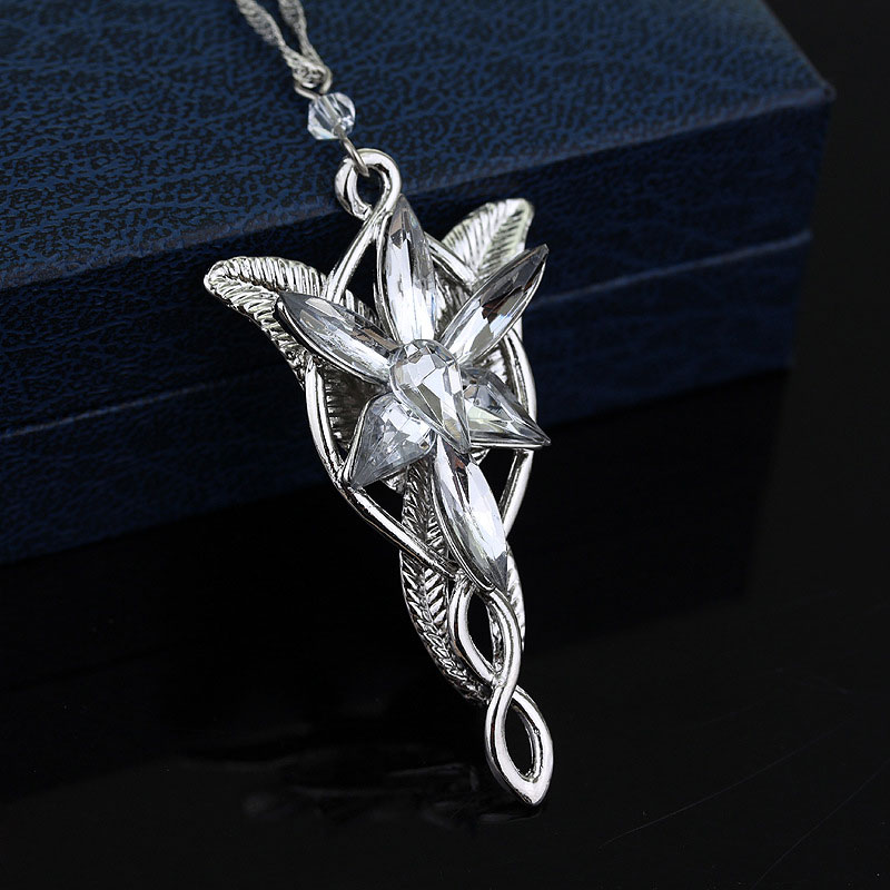 Crystal Pendant Jewelry Twilight Star Princess Necklace Lord of the Rings Wizard Princess Wedding Pendant Necklaces ps0060, Silver
Crystal Pendant Jewelry Twilight Star Princess Necklace Lord of the Rings Wizard Princess Wedding Pendant Necklaces ps0060, Silver