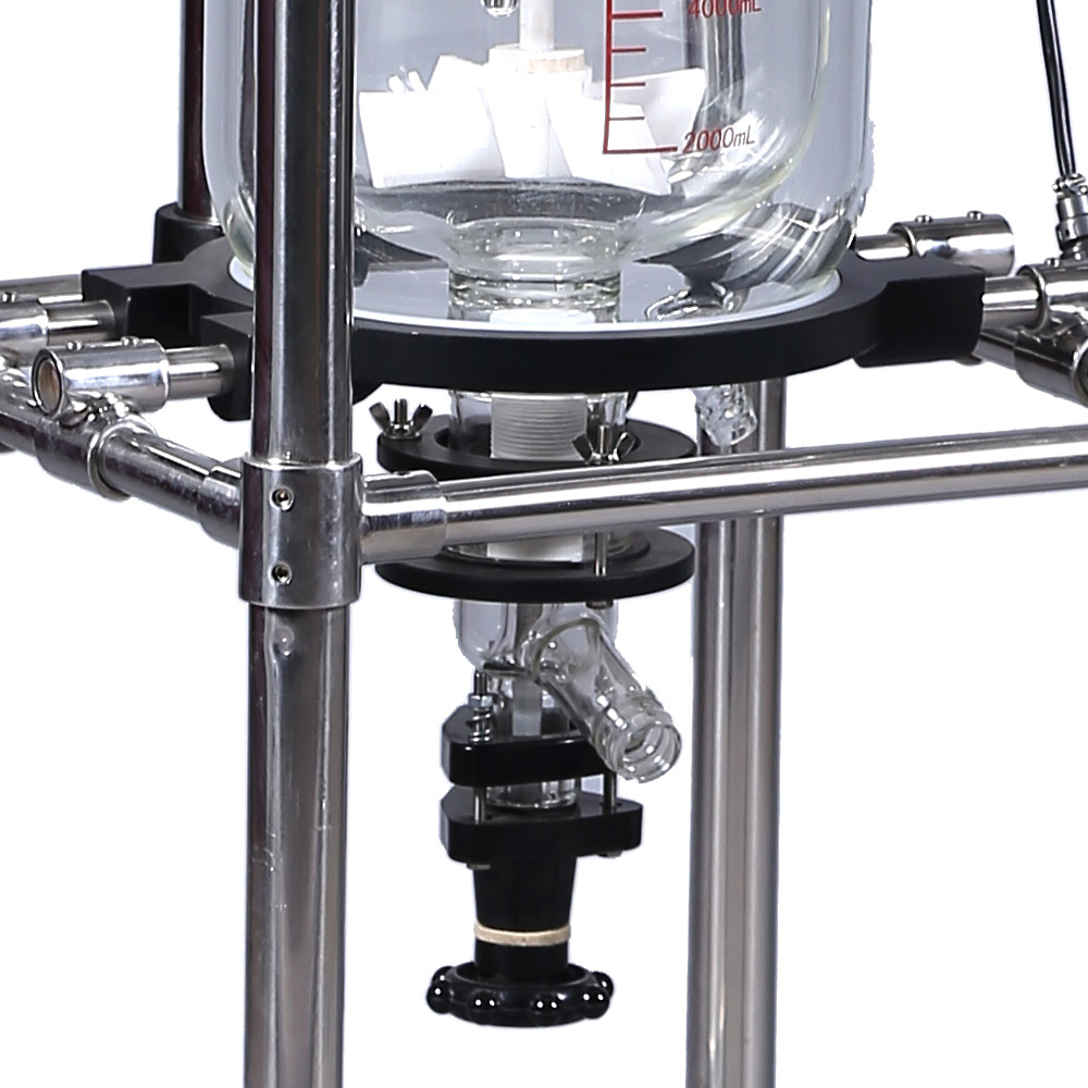 ZZKD Lab Supplies 10L Kettle Reactor Chemical Double-layer Jacket Glass Reaction Vacuum Euqipment