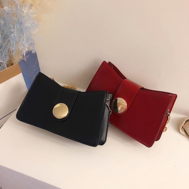 2020 New Simple One-Shoulder Cross-Body Fashion Solid Color Women's Bags, Black
2020 New Simple One-Shoulder Cross-Body Fashion Solid Color Women's Bags, Black