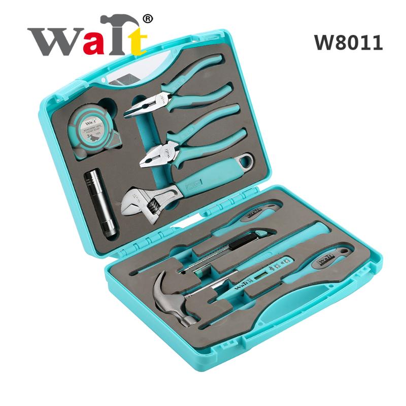 WAIT W8011 Blue Hand Tool Set Household Tool Kits Gift Case Socket Wrench Screwdriver Knife for DIY Hand Tools
WAIT W8011 Blue Hand Tool Set Household Tool Kits Gift Case Socket Wrench Screwdriver Knife for DIY Hand Tools