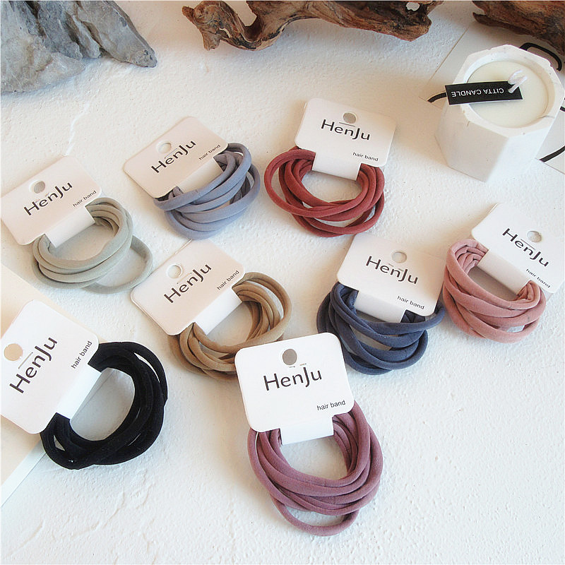 6 Pcs Autumn Korean Fresh Simple Foundation High Elastic Rubber Band Hair Rope Fashion Girl Women Ponytail Hair Accessories Set
6 Pcs Autumn Korean Fresh Simple Foundation High Elastic Rubber Band Hair Rope Fashion Girl Women Ponytail Hair Accessories Set