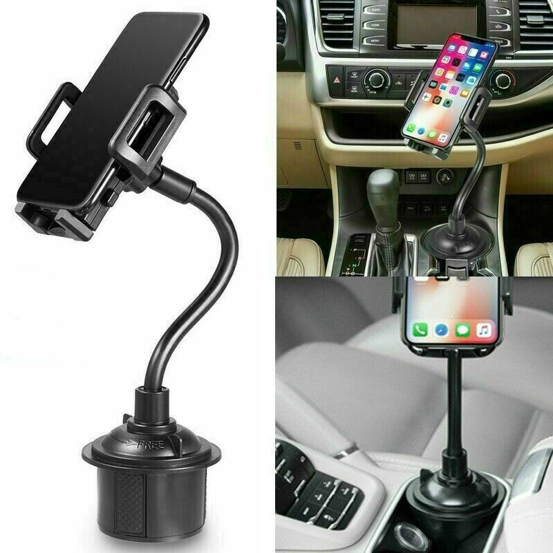 Universal Car Mount Adjustable Gooseneck Cup Holder Cradle for Cell Phone Huawei Iphone Samsung (Retail), Black
Universal Car Mount Adjustable Gooseneck Cup Holder Cradle for Cell Phone Huawei Iphone Samsung (Retail), Black