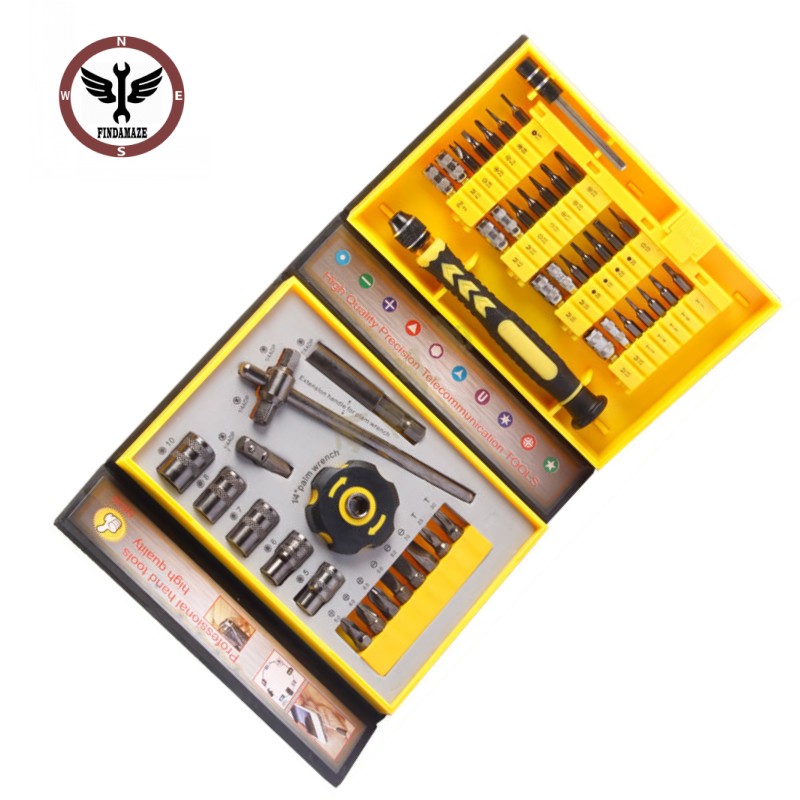 FINDAMAZE 47-in-1 screwdriver tool kit repair tool / ratchet sleeve / computer repair teardown screwdriver COD
FINDAMAZE 47-in-1 screwdriver tool kit repair tool / ratchet sleeve / computer repair teardown screwdriver COD