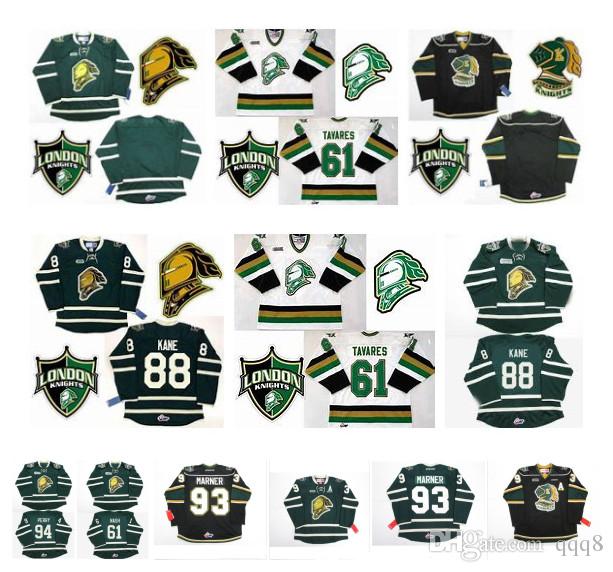 OHL London Knights Jersey 93 Mitch Marner 16 Brad Smyth 91 Nazem Kadri 94 Corey Perry 88 Patrick Kane 11 John Carlson Tavares Hockey Jersey, White
OHL London Knights Jersey 93 Mitch Marner 16 Brad Smyth 91 Nazem Kadri 94 Corey Perry 88 Patrick Kane 11 John Carlson Tavares Hockey Jersey, White