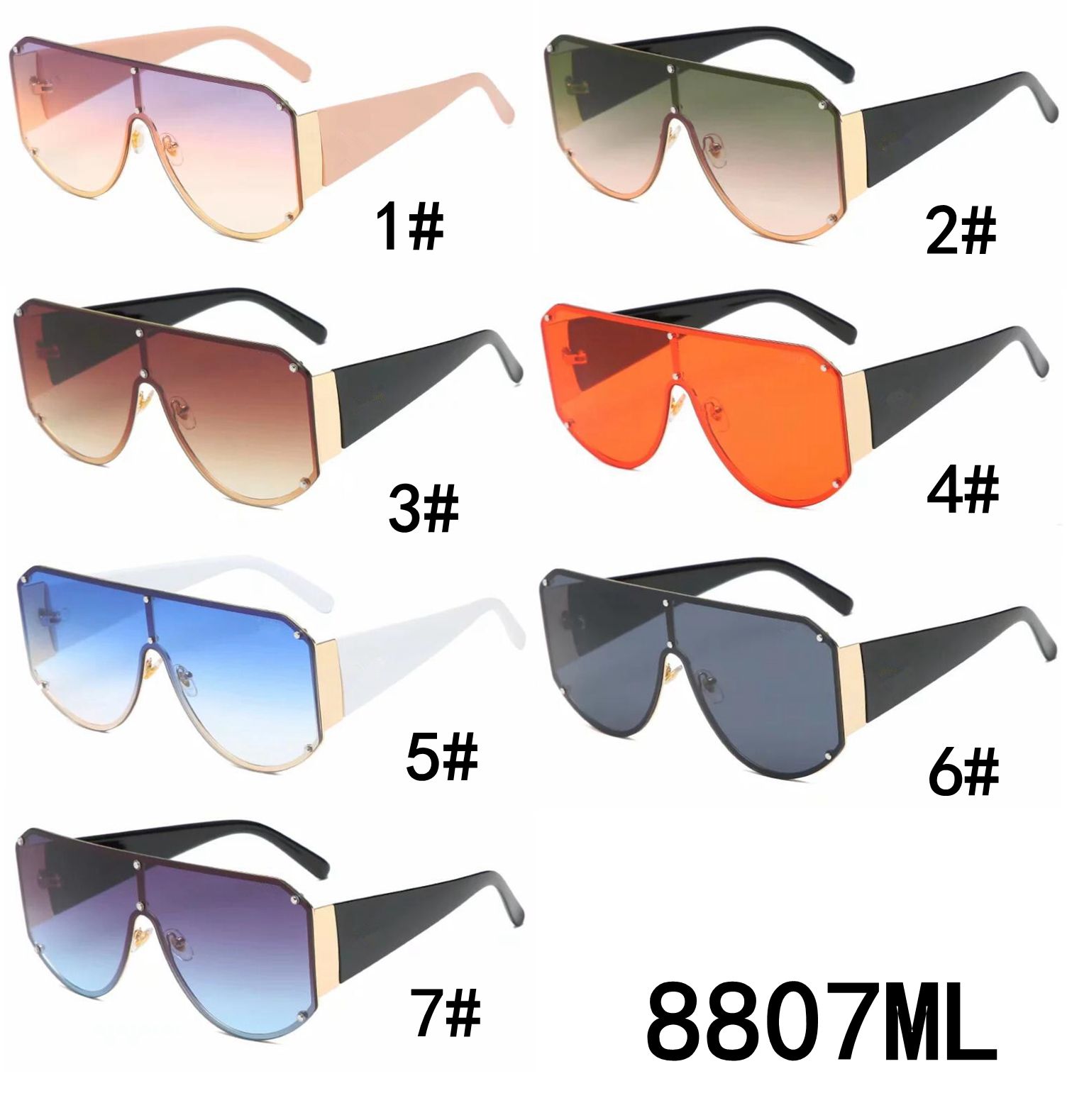 Luxury Black Frame Oversized Sunglasses Women HOT Designer One Piece Lens Fashion Sun Glasses Gradient Large Eyewear Shades Unique 8807, White;black
Luxury Black Frame Oversized Sunglasses Women HOT Designer One Piece Lens Fashion Sun Glasses Gradient Large Eyewear Shades Unique 8807, White;black