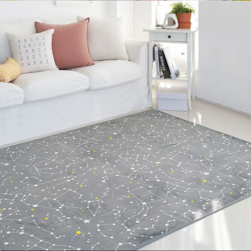 Night Sky Constellation Star Printed SML Size Grey Black Carpet For Living Room Sofa Table Bedside Bedroom Rug
Night Sky Constellation Star Printed SML Size Grey Black Carpet For Living Room Sofa Table Bedside Bedroom Rug
