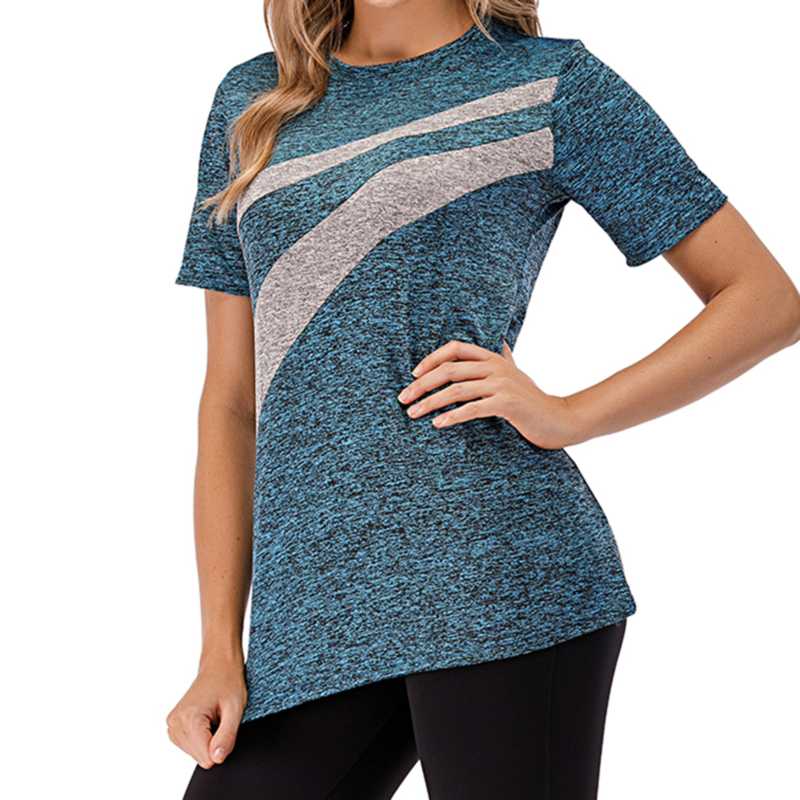 Gym Women' Sport Shirts Quick Dry Running T-shirt Sleeve Fitness Clothes Tees & Tops Deporte Mujer, Black
Gym Women' Sport Shirts Quick Dry Running T-shirt Sleeve Fitness Clothes Tees & Tops Deporte Mujer, Black