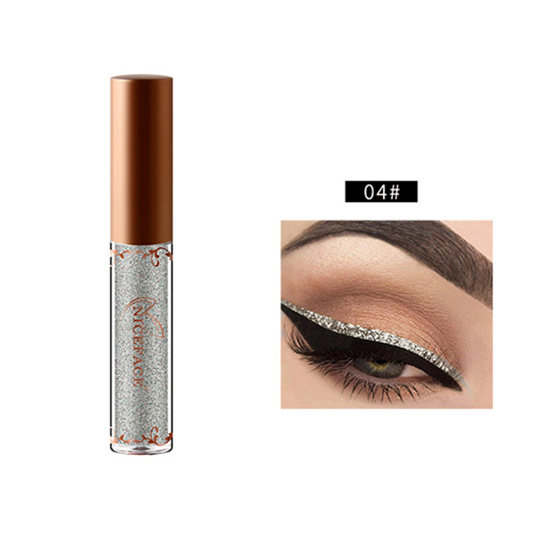 NICEFACE Shimmer Shiny Liquid Eyeliner White Color Waterproof Long Lasting Metallic Diamond Eye liner Makeup Cosmetics TSLM2, 06
NICEFACE Shimmer Shiny Liquid Eyeliner White Color Waterproof Long Lasting Metallic Diamond Eye liner Makeup Cosmetics TSLM2, 06