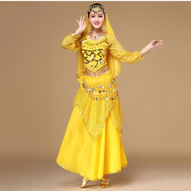 Belly dance dress Set Women Tops Skirt Waist Chain Veil Earring Bracelet Bellydance costume Dancing Performance 0071, Blue
Belly dance dress Set Women Tops Skirt Waist Chain Veil Earring Bracelet Bellydance costume Dancing Performance 0071, Blue