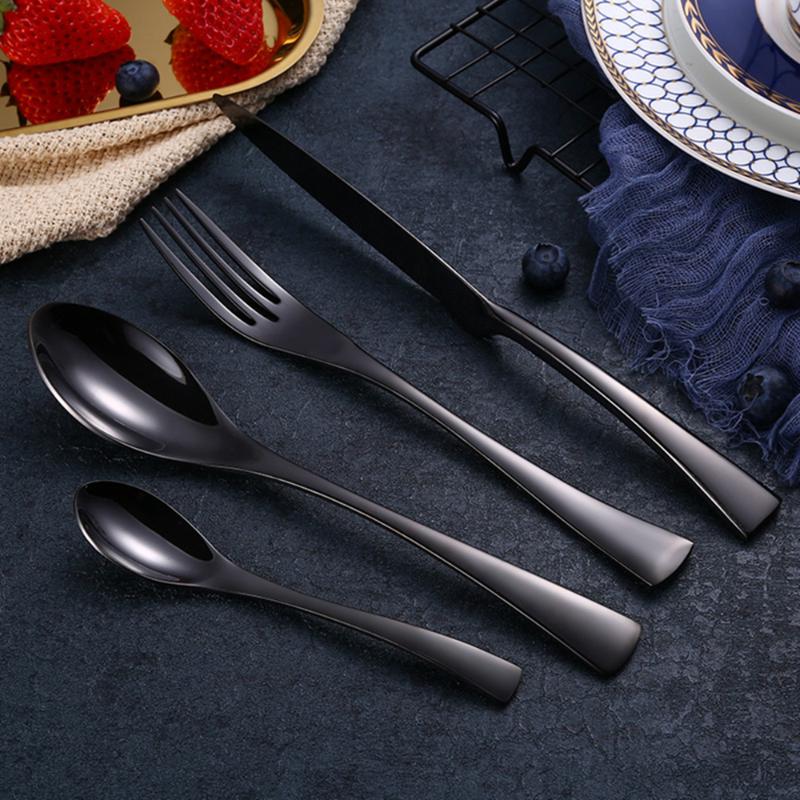 4pcs luxury stainless steel cutlery set Design dinnerware set tableware black rosegold gold Mirror plating
4pcs luxury stainless steel cutlery set Design dinnerware set tableware black rosegold gold Mirror plating