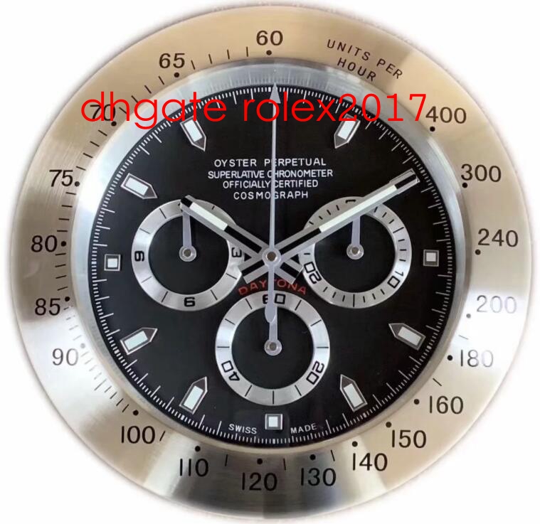 20 Style High Quality Watch Wall Clock 34CM x 5CM 2KG Stainless Steel Quartz Electronic Blue Luminescent Cosmograph 116520 Watches Clock
20 Style High Quality Watch Wall Clock 34CM x 5CM 2KG Stainless Steel Quartz Electronic Blue Luminescent Cosmograph 116520 Watches Clock