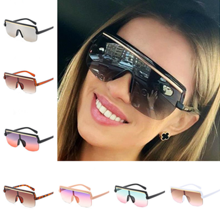European Women & Men Sunglasses Gradient Siamese Lens Sun Glasses Goggles Anti-UV Spectacles Oversize Frame Eyeglasses SUN Glasses A, White;black
European Women & Men Sunglasses Gradient Siamese Lens Sun Glasses Goggles Anti-UV Spectacles Oversize Frame Eyeglasses SUN Glasses A, White;black