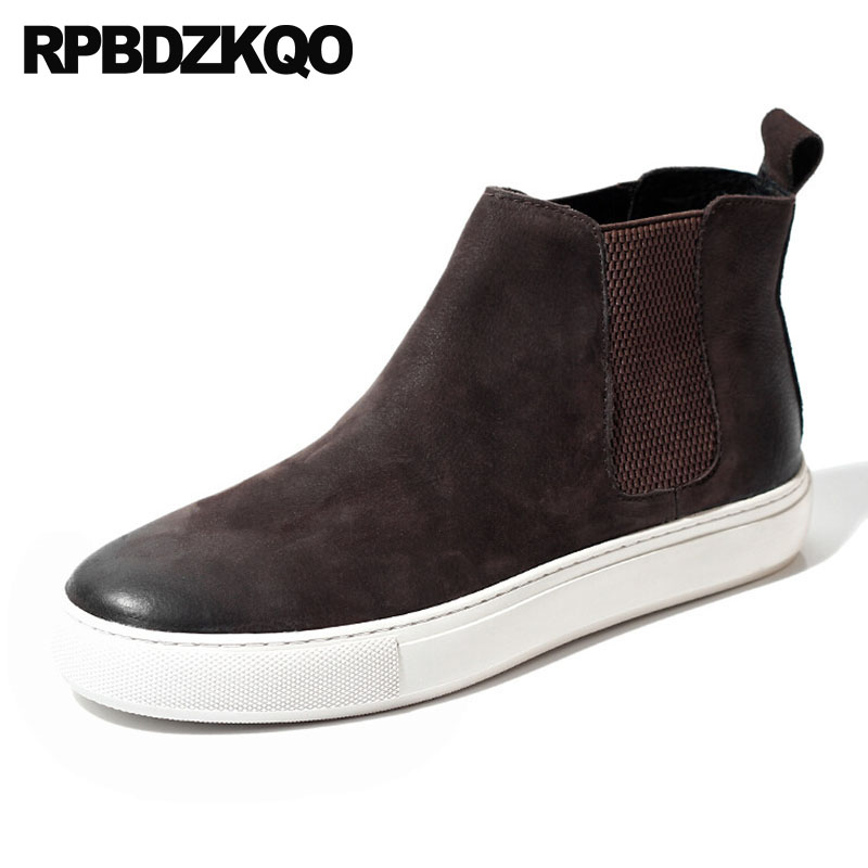 Brown Booties Vintage Autumn Platform Shoes Men High Quality Thick Soled Boots Full Grain Retro Sole Ankle, Black
Brown Booties Vintage Autumn Platform Shoes Men High Quality Thick Soled Boots Full Grain Retro Sole Ankle, Black