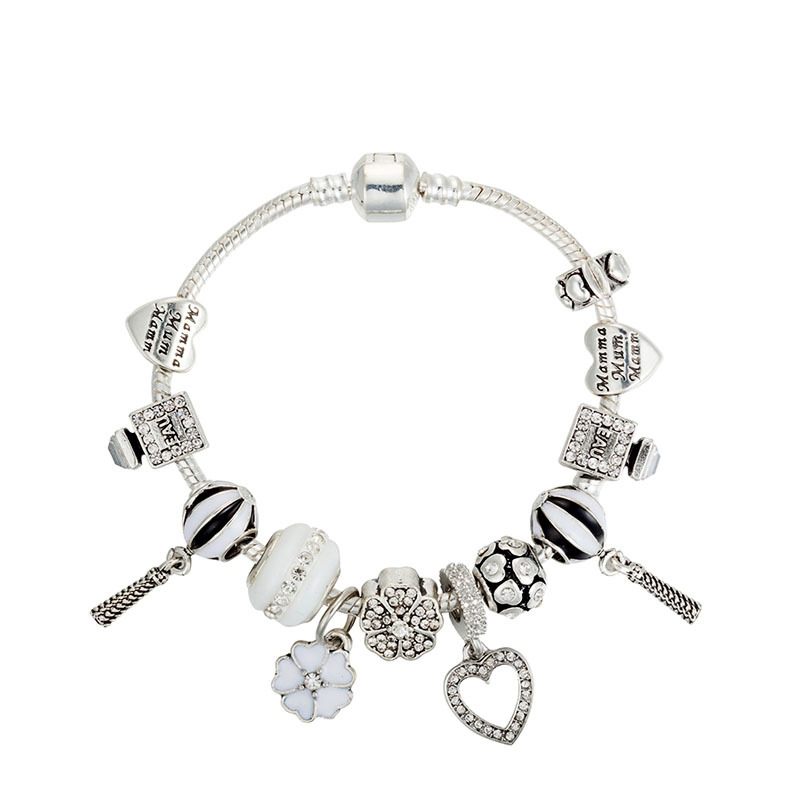 Charm Peach Heart Pendant Bracelet for Pandora Luxury Designer Silver Plated Fashion DIY Beaded Pendant Bracelet with Box
Charm Peach Heart Pendant Bracelet for Pandora Luxury Designer Silver Plated Fashion DIY Beaded Pendant Bracelet with Box