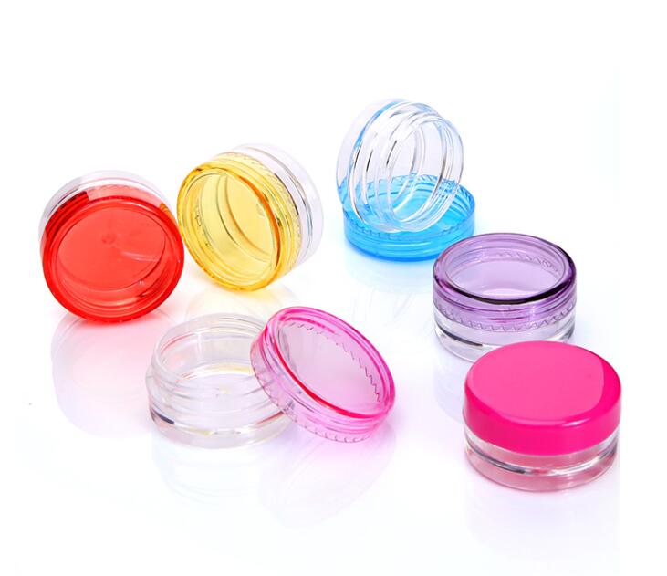 3g Cream Container Mini Cosmetic Empty Jar Pot Eyeshadow Makeup Face Cream Container Portable Refillable Bottles