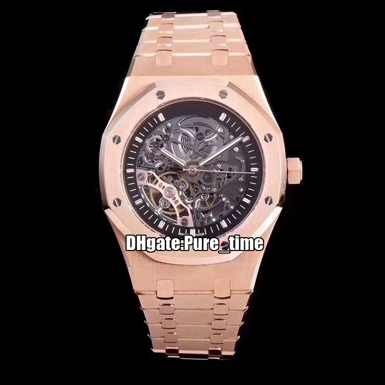 Luxury New Royal 15407OR.OO.1220OR.01 Tourbillon Skeleton Dial Automatic Mens Watch Rose Gold Steel Bracelet Sapphire Sport Watches 3 Color, Slivery;brown
Luxury New Royal 15407OR.OO.1220OR.01 Tourbillon Skeleton Dial Automatic Mens Watch Rose Gold Steel Bracelet Sapphire Sport Watches 3 Color, Slivery;brown