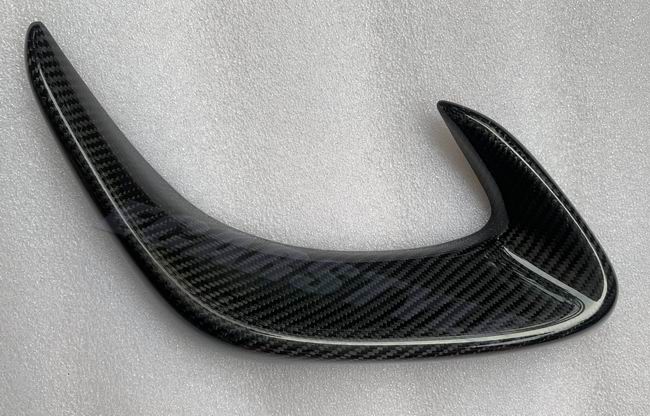 carbon fiber air spoiler for Honda fit Jazz GD3 sport front bumper air scoop spoiler