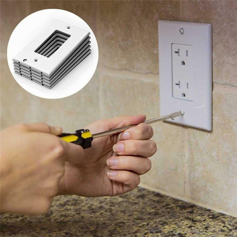 Plug Cover LED Night Light PIR Motion Sensor Safety Light Angel Wall Outlet Hallway Bedroom Bathroom Night Lamp