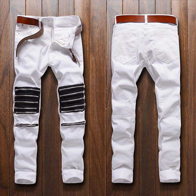 Men Skinny jeans Night Club Slim denim Casual Knee Hole hiphop pant Washed high quality, 330
Men Skinny jeans Night Club Slim denim Casual Knee Hole hiphop pant Washed high quality, 330