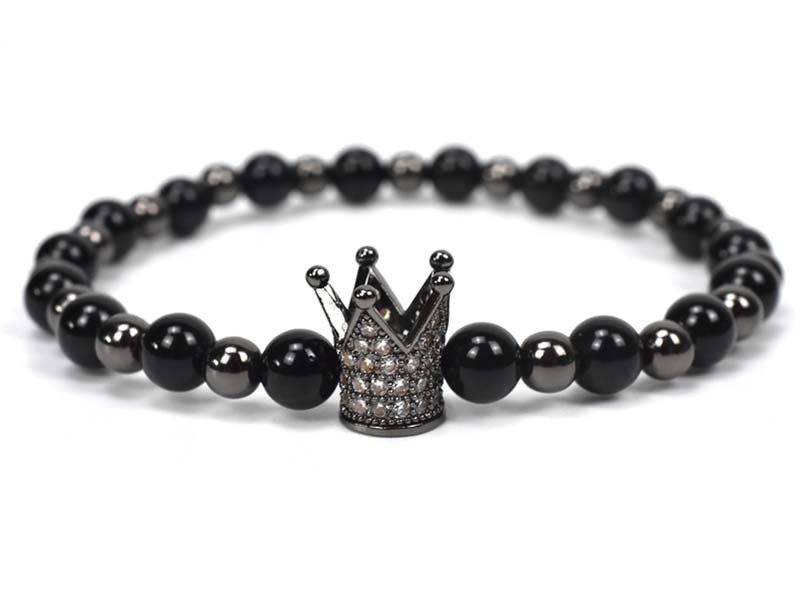 3UMeter Better Charm Bracelet Men Fashion 2019 Fashion New Gold Royal Crown Braided Adjustable Men Bracelet For Jewelry Gift