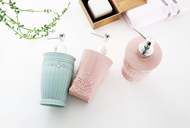 400ml Shampoo Empty Bottle Cosmetic Cream Lotion Containers Press Bottles Liquid Soap Dispenser Shower Bathroom Accessories