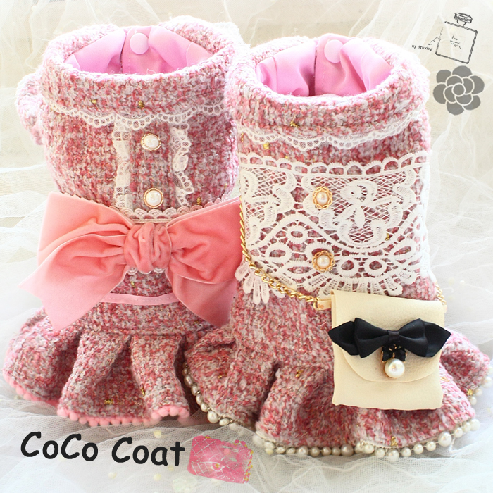 Free shipping handmade luxurious dog clothes pink C style tweed velvet bow pet overcoat dog dresses chain bag chien, Pink velvet bow
Free shipping handmade luxurious dog clothes pink C style tweed velvet bow pet overcoat dog dresses chain bag chien, Pink velvet bow