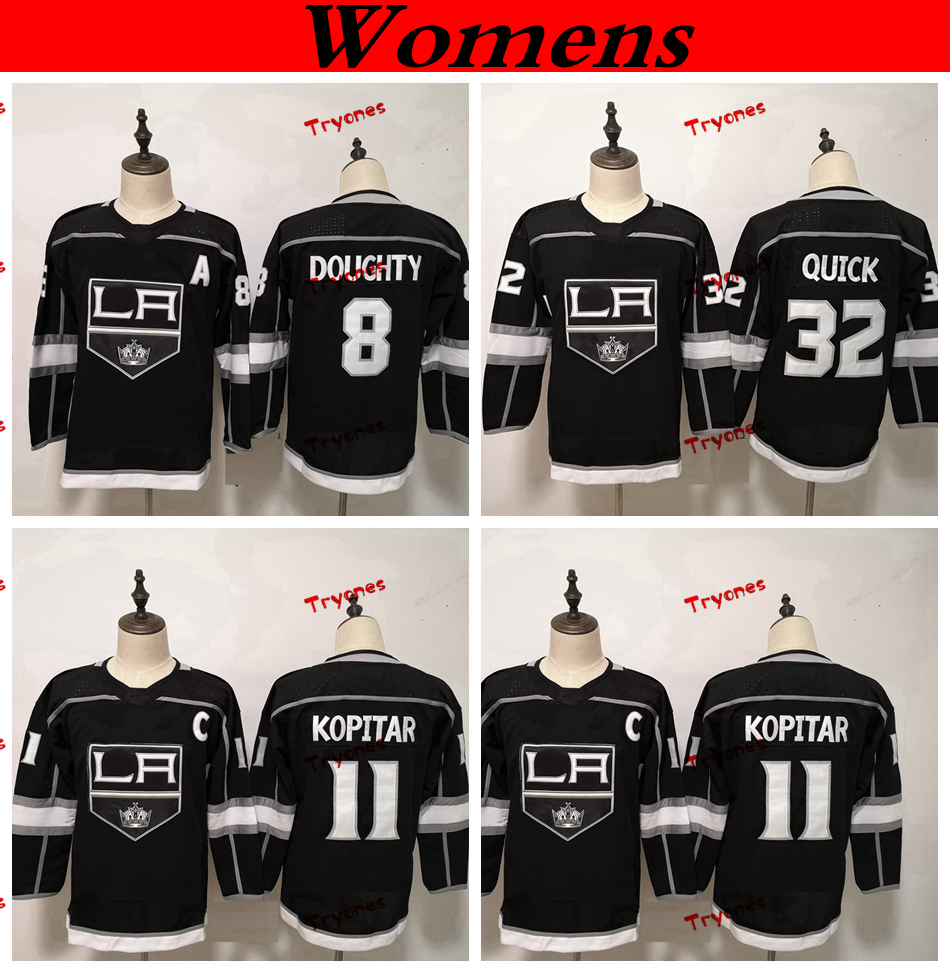 Womens Los Angeles Kings 2019 8 Drew Doughty 11 Anze Kopitar 32 Jonathan Quick Hockey Jerseys Ladies Girls Kids Stitched Shirts, Black 32
Womens Los Angeles Kings 2019 8 Drew Doughty 11 Anze Kopitar 32 Jonathan Quick Hockey Jerseys Ladies Girls Kids Stitched Shirts, Black 32