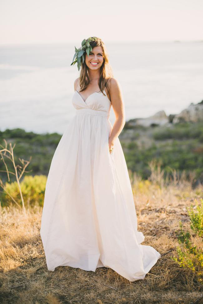 2019 Bohemain Country A Line Beach Wedding Dresses Sexy Spaghetti Straps Taffeta Cheap Empire Ivory Maternity Skirt Bridal Gowns