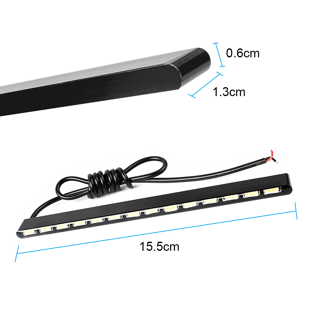2pcs 14 LEDs SMD Car DRL Led Strip Car Styling 7030 Daylight Fog Light Waterproof Daytime Running Light Super Bright Daytime Running Light, White
2pcs 14 LEDs SMD Car DRL Led Strip Car Styling 7030 Daylight Fog Light Waterproof Daytime Running Light Super Bright Daytime Running Light, White