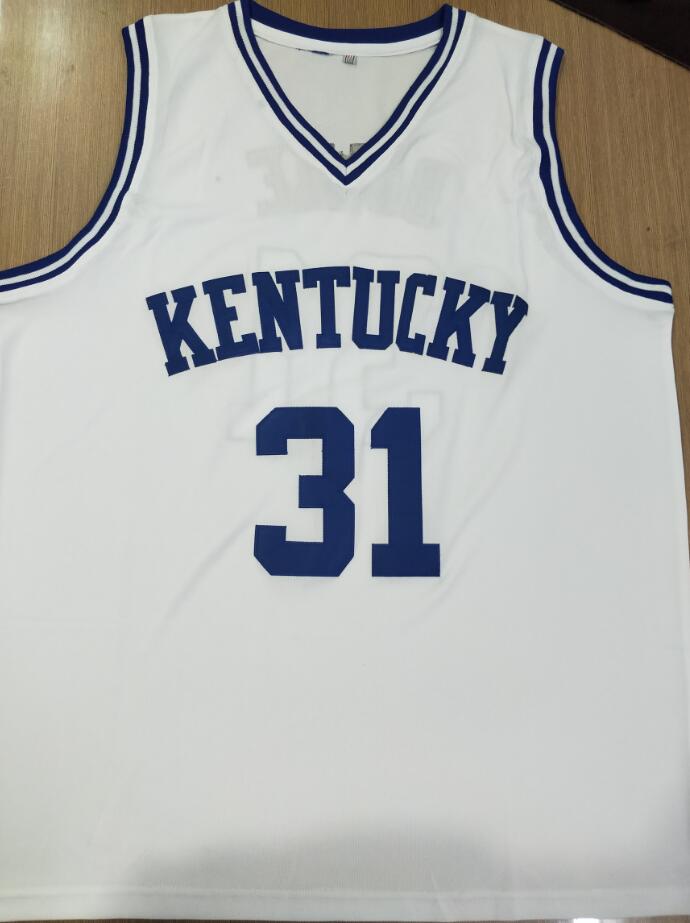 1980s Kentucky Wildcats College Sam Bowie #31 Retro Basketball Jersey Men's Stitched Custom Any Number Name Jerseys, White
1980s Kentucky Wildcats College Sam Bowie #31 Retro Basketball Jersey Men's Stitched Custom Any Number Name Jerseys, White
