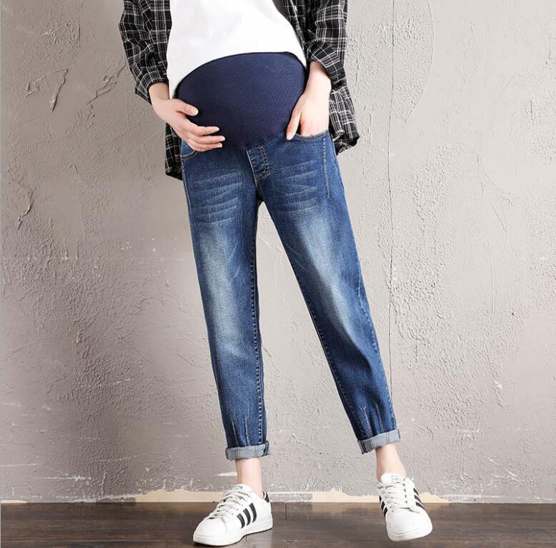 New Pregnancy Clothes Maternity Pants Overalls for Women Plus size Denim Jeans Spring/Autumn Clothing Harem trouser, Blue
New Pregnancy Clothes Maternity Pants Overalls for Women Plus size Denim Jeans Spring/Autumn Clothing Harem trouser, Blue