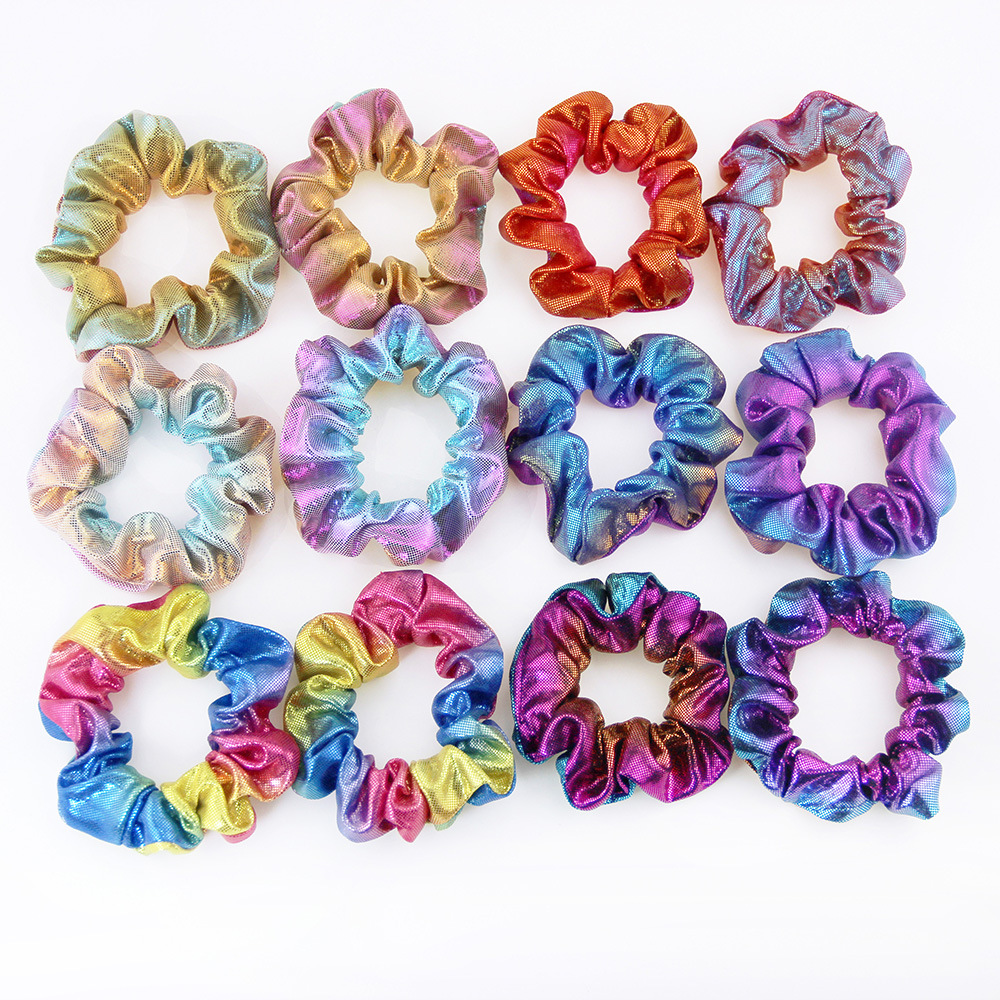 Ponytail Holder Metal Rainbow Colors Fabric Hair Rope Hair Scrunchy Headband Accessories Basic Hair Band Loop Ring 6Colors B11, Mixed colors
Ponytail Holder Metal Rainbow Colors Fabric Hair Rope Hair Scrunchy Headband Accessories Basic Hair Band Loop Ring 6Colors B11, Mixed colors