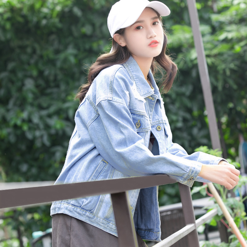 Coats and Jackets Women Spring Denim Jacket for Woman Clothes 2019 Vintage Jeans Coat Cazadora Vaquera Mujer G0045 YY161, Maoxu vintage blue
Coats and Jackets Women Spring Denim Jacket for Woman Clothes 2019 Vintage Jeans Coat Cazadora Vaquera Mujer G0045 YY161, Maoxu vintage blue