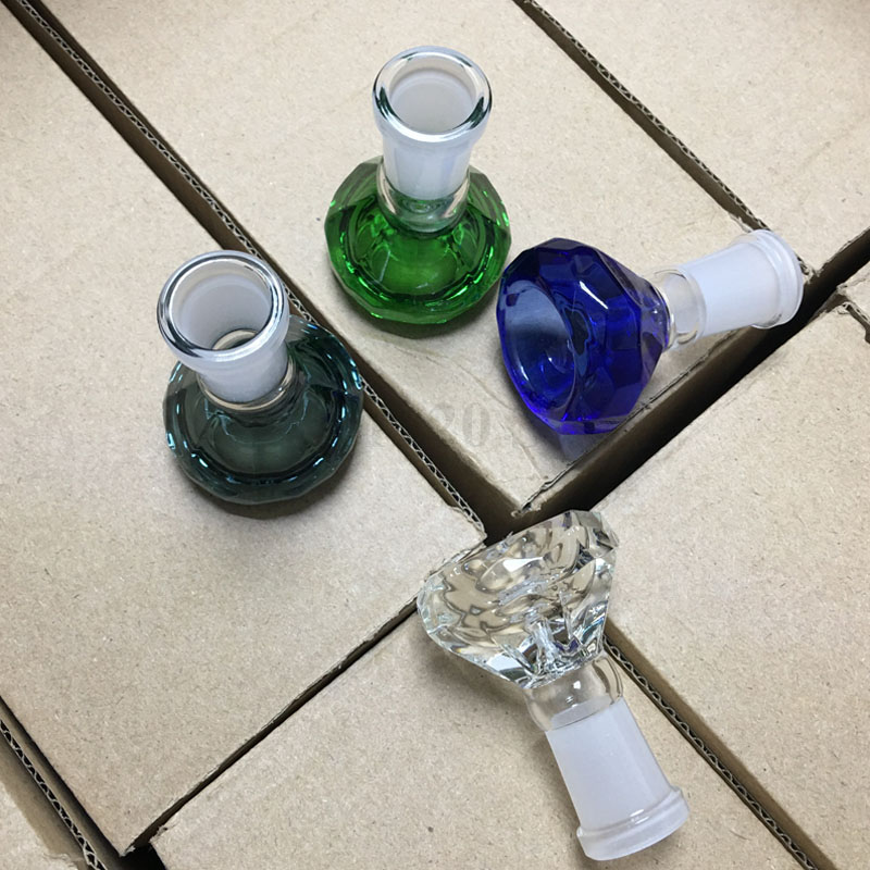 Diamond Glass Bowl Glass Herb Holder 14mm Male Female joint colorful glass bowl bong water pipes GA040
Diamond Glass Bowl Glass Herb Holder 14mm Male Female joint colorful glass bowl bong water pipes GA040