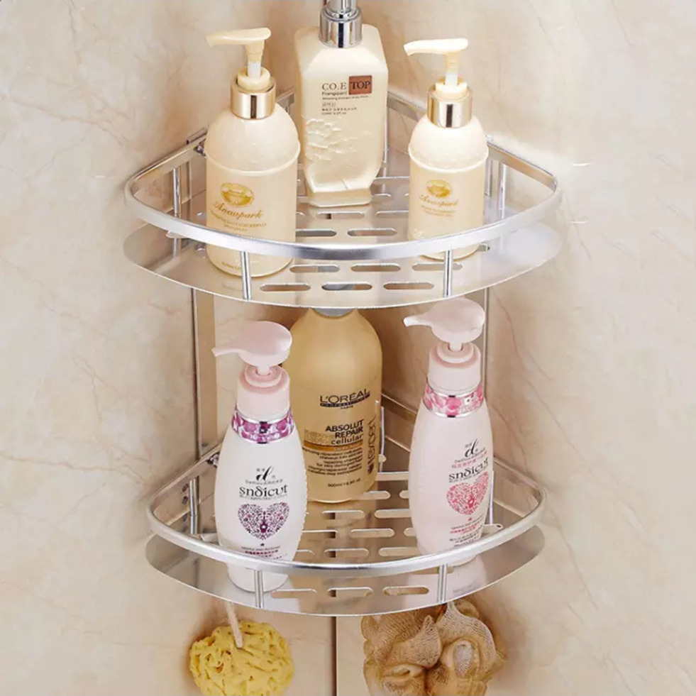 Shower Caddy Bathroom Triangle Shower Shelves Storage Basket Holder Space Aluminum 1/2 Layer repisa etagere salle de bain murale
Shower Caddy Bathroom Triangle Shower Shelves Storage Basket Holder Space Aluminum 1/2 Layer repisa etagere salle de bain murale