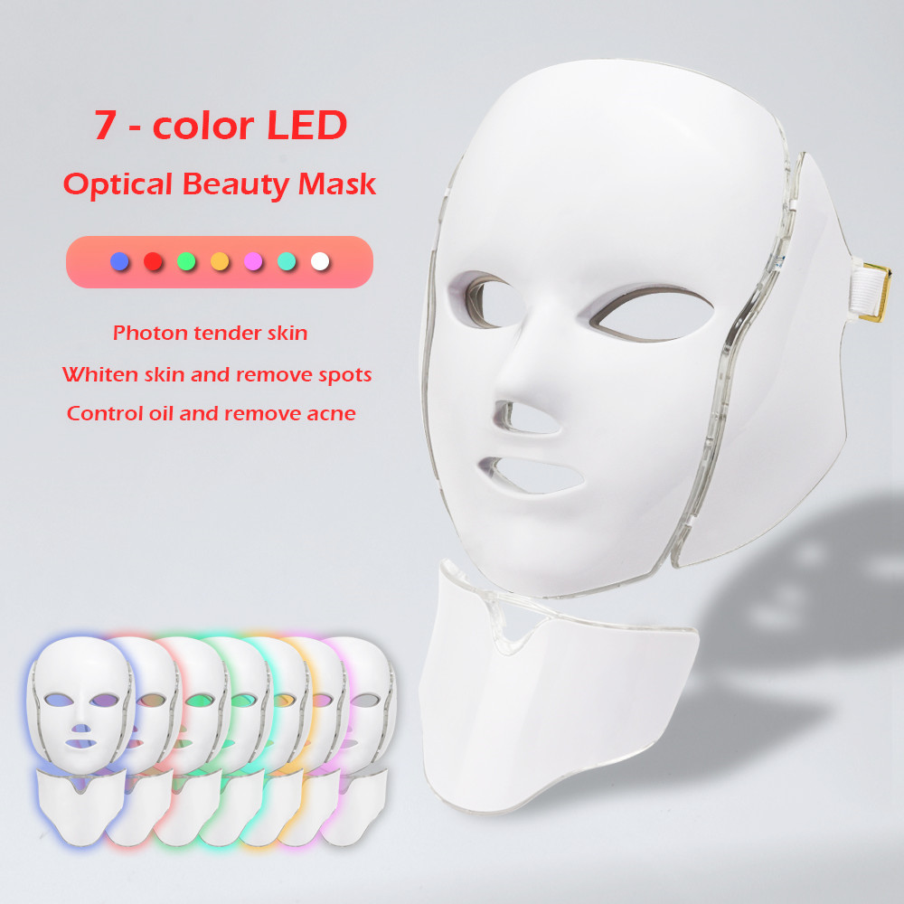 7 Colors Led Facial Mask with Neck Skin Rejuvenation Anti Acne Wrinkle Beauty Treatment Korean Photon Therapy Salon Home Use
7 Colors Led Facial Mask with Neck Skin Rejuvenation Anti Acne Wrinkle Beauty Treatment Korean Photon Therapy Salon Home Use