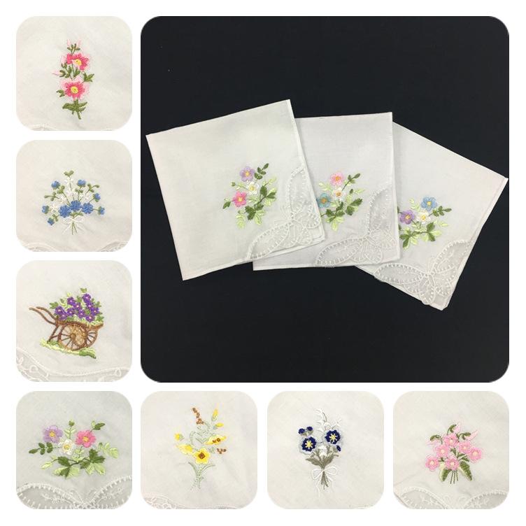 12PCS 28 * 28CM 60S Japanese Korean Cotton Ladies Embroidered Sweat Handkerchief Small Square White Handkerchief
12PCS 28 * 28CM 60S Japanese Korean Cotton Ladies Embroidered Sweat Handkerchief Small Square White Handkerchief