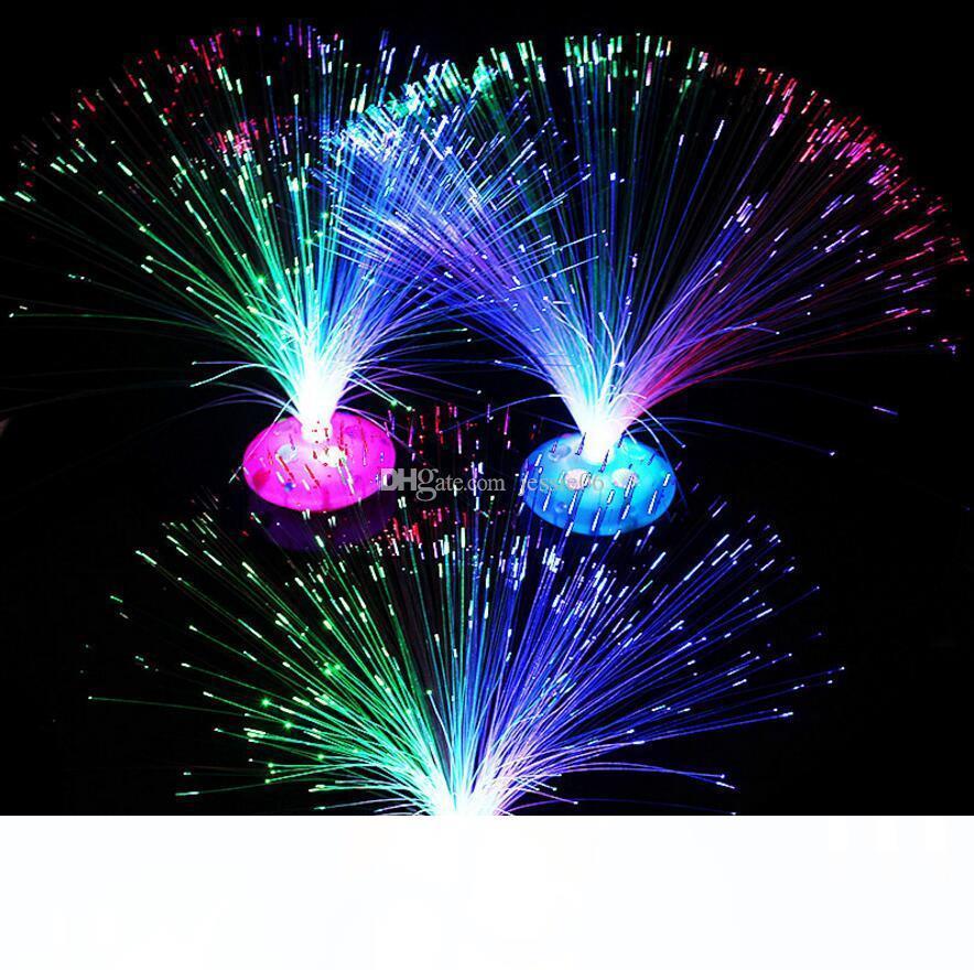 Party Decorations Fiber Optic Lamp Light Holiday Wedding Fiberoptic LED Festive Christmas Colorful flashing starry glowing gem fib5328033