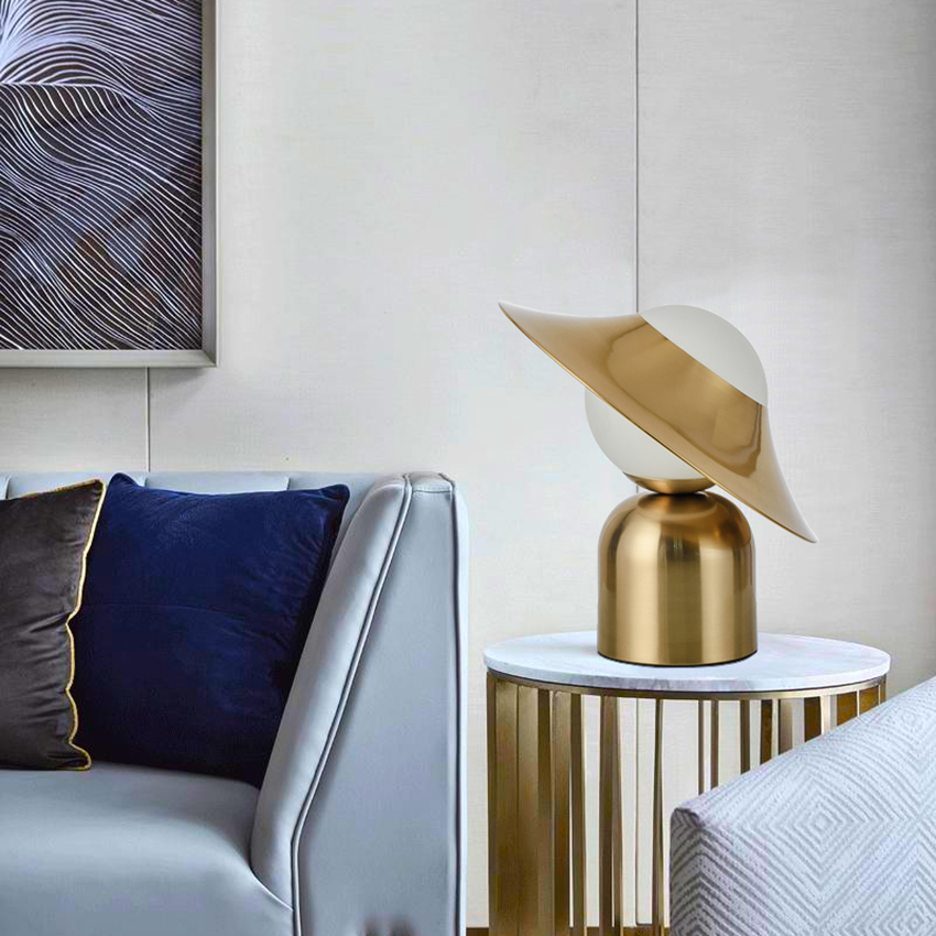 Modern Metal Mushroom Table Lamps Lighting Nordic Bar Living Room Lights Bedroom Bedside Study Decor Desk Light Fixtures